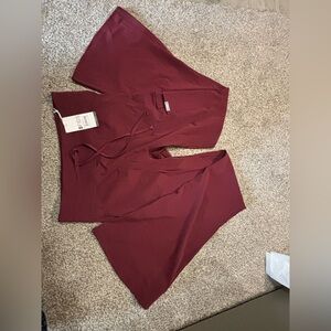 Figs suville flared leg scrub leggings